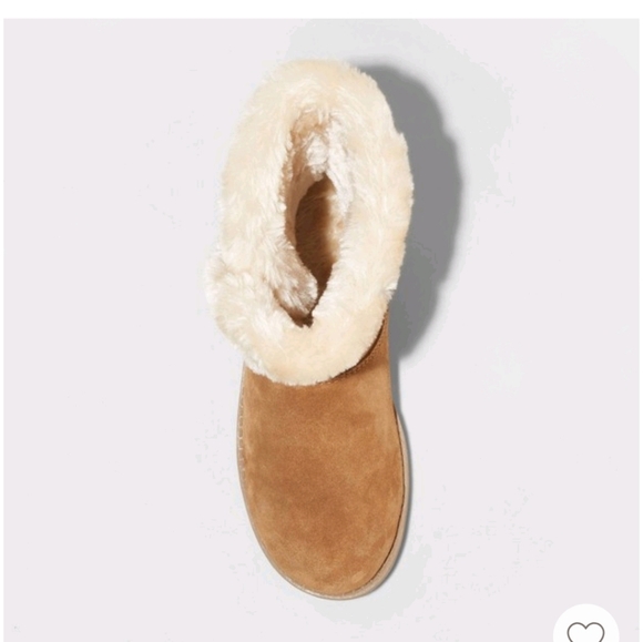 Genuine Suede Mid Faux Fur Boot - Picture 2 of 7